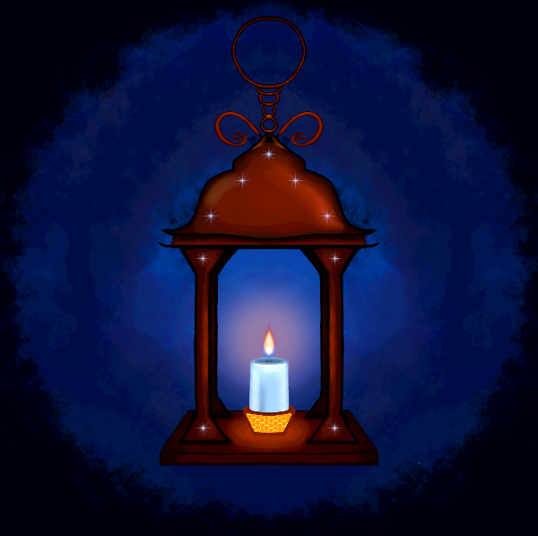 A la lueur d’une lanterne