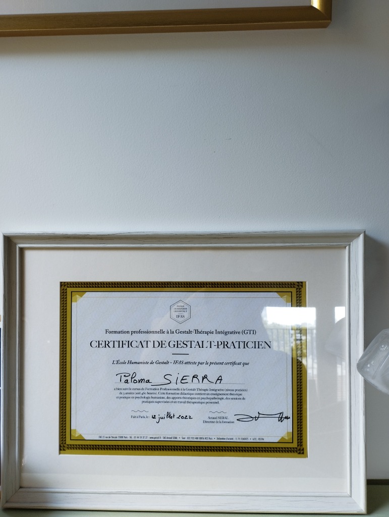 photo diplome Paloma Sierra 