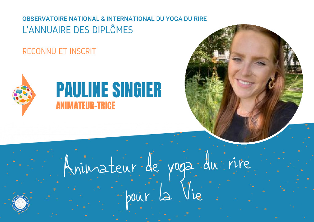 photo diplome Pauline SINGIER