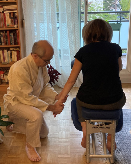 photo seance Shiatsu de LO