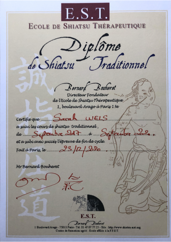 photo diplome Sarah Wels