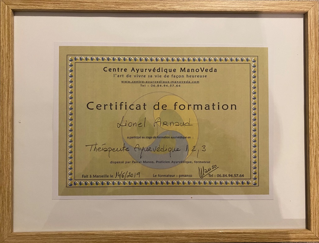 photo diplome Lionel ARNAUD