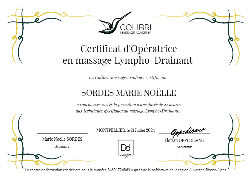 photo diplome Marie-Noëlle SORDES