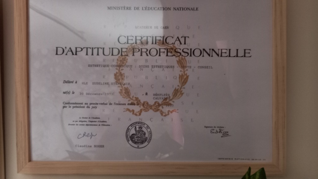 photo diplome Douces Mains