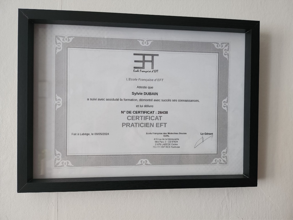 photo diplome Sylvie dubain 