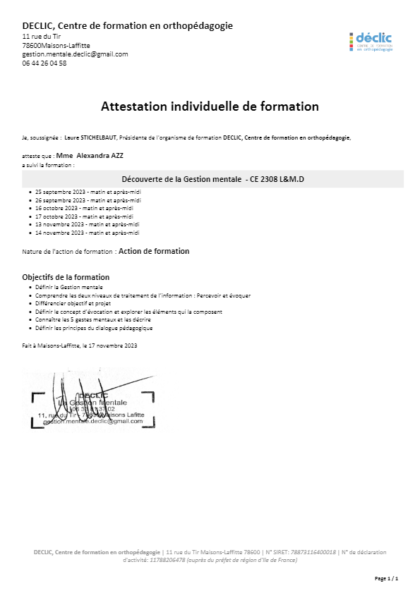 photo diplome Alexandra Azz