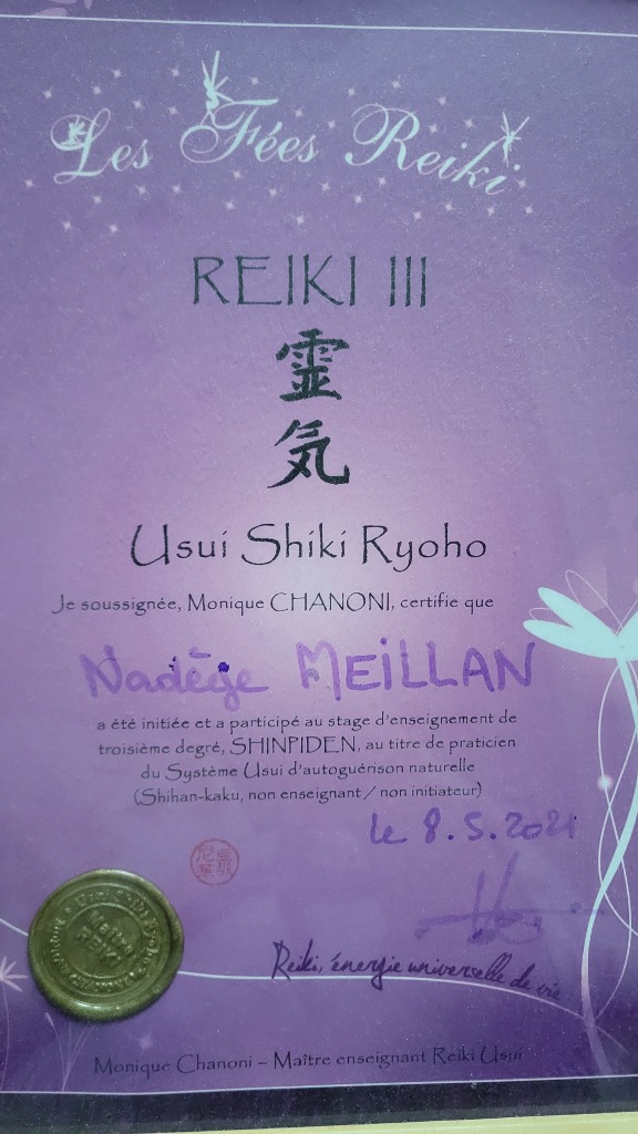 photo diplome MooM Équilibre et Harmonie 