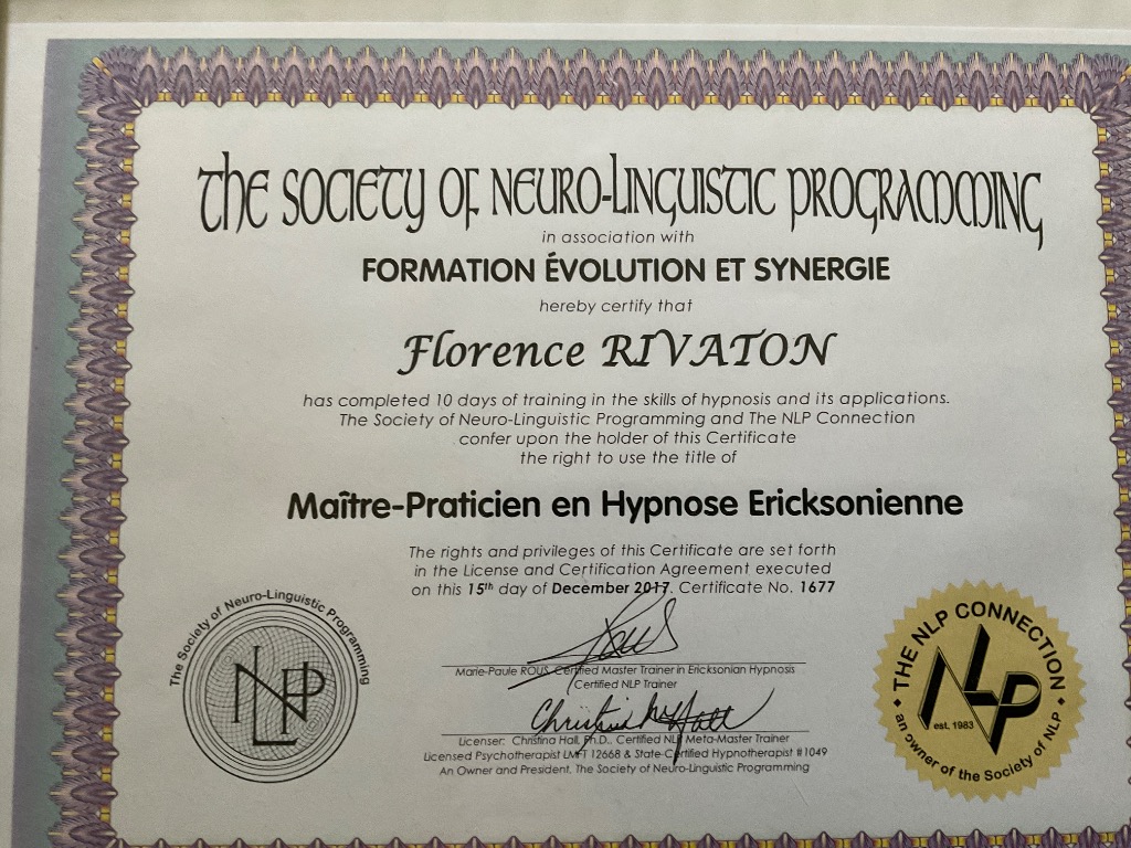 photo diplome Florence RIVATON