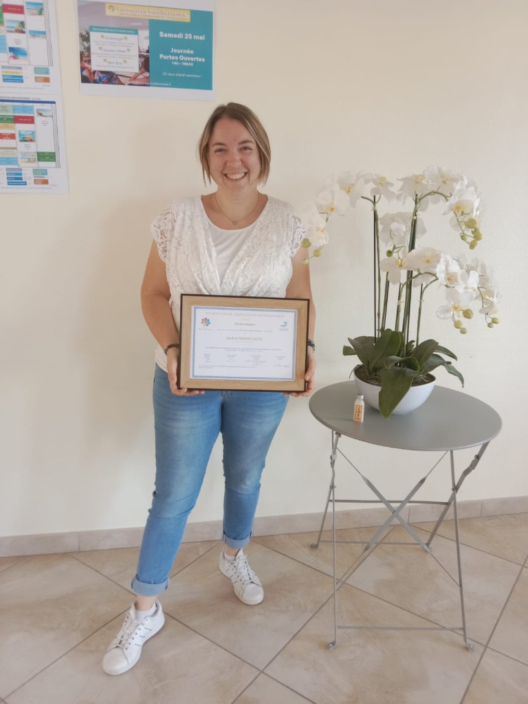 photo diplome Aurélie Fordin