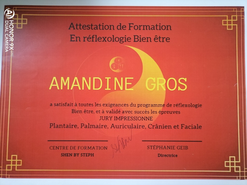 photo diplome Amandine Gros 
