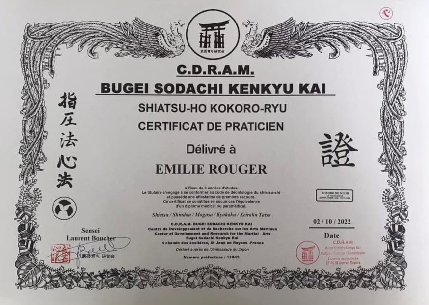 photo diplome Un Souffle d’aile - Emilie Rouger