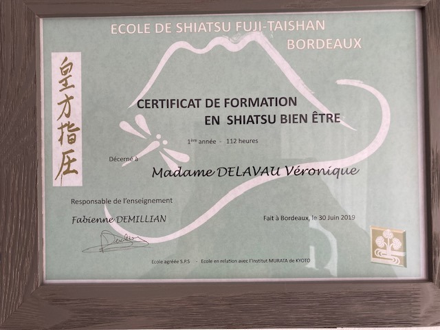 photo diplome Veronique Delavau