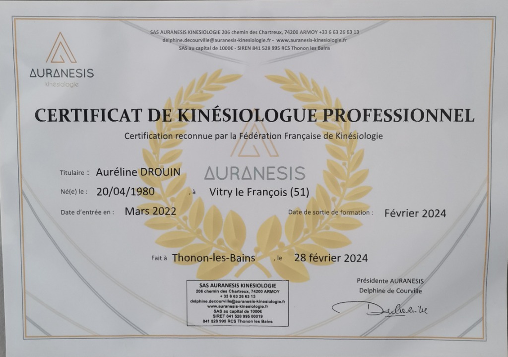 photo diplome Aureline Drouin