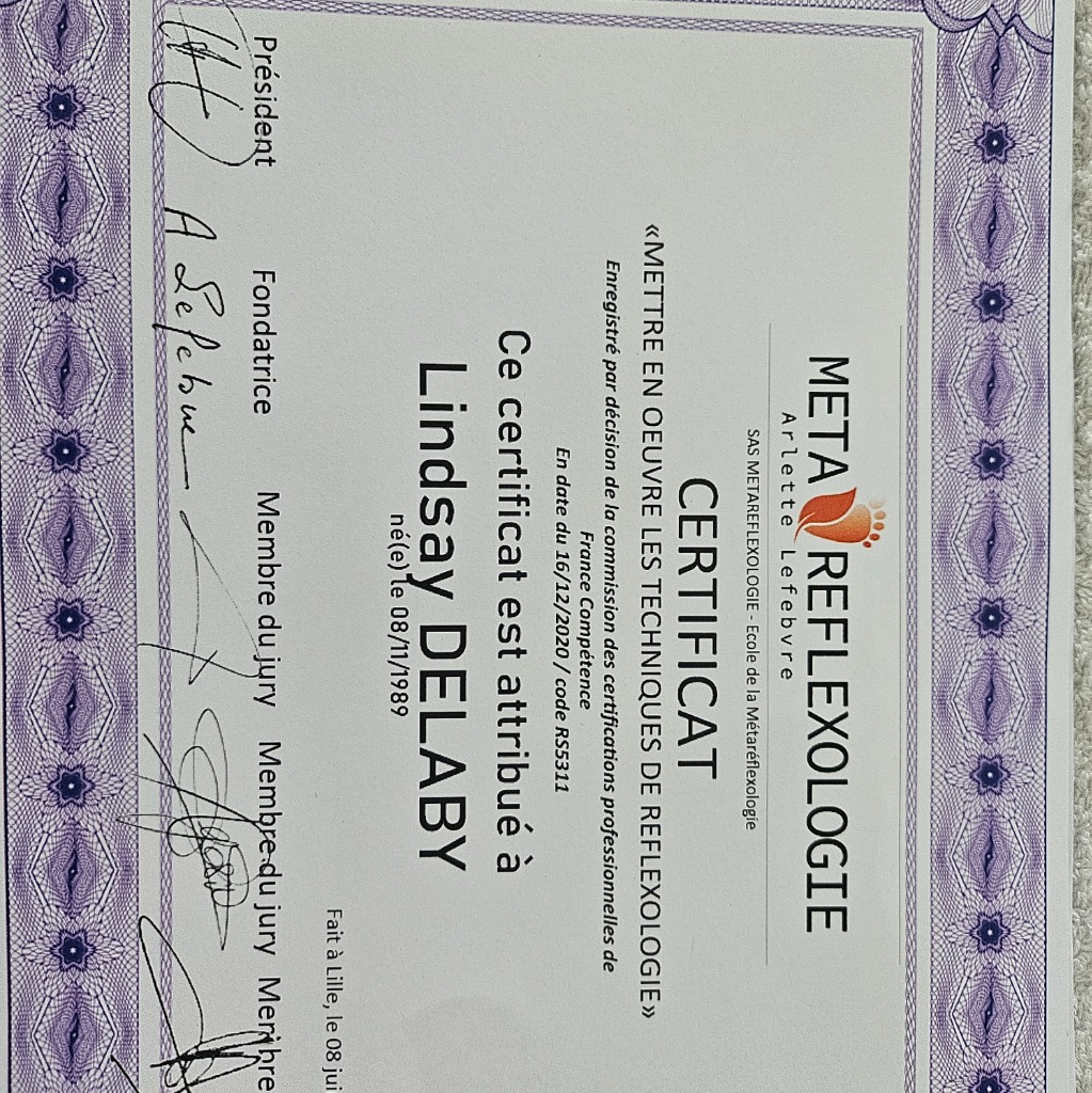 photo diplome Lindsay DELABY