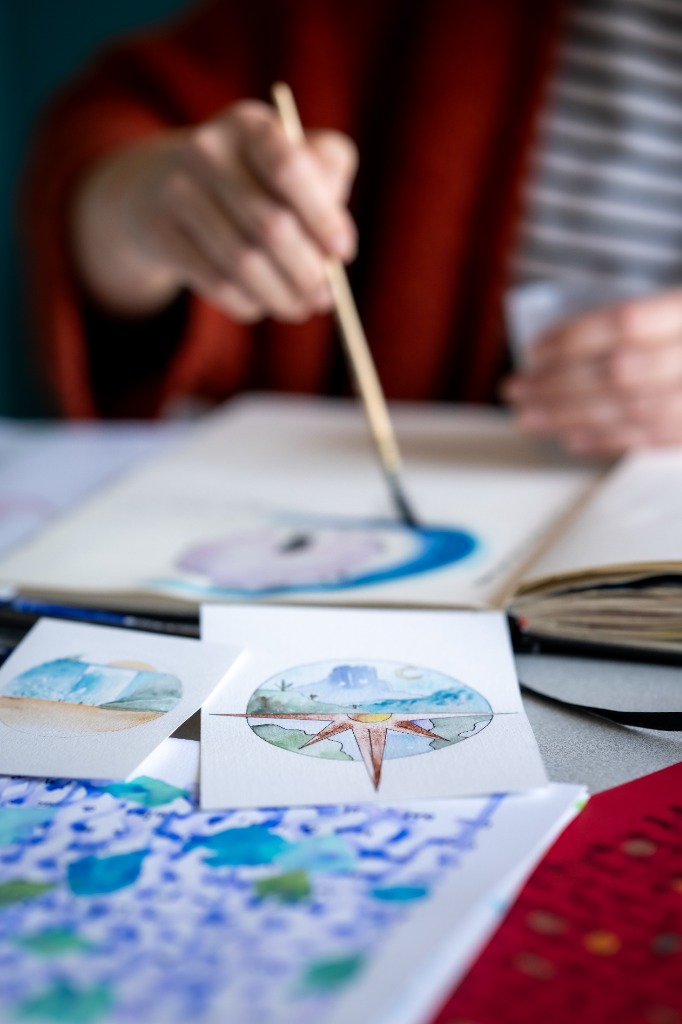 photo cabinet Anne MORICE Art thérapeute Couleurs de vie