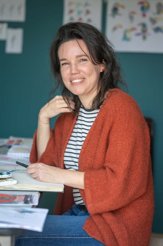 photo portrait Anne MORICE Art thérapeute Couleurs de vie