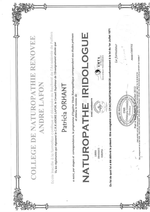 photo diplome Patricia ORHANT