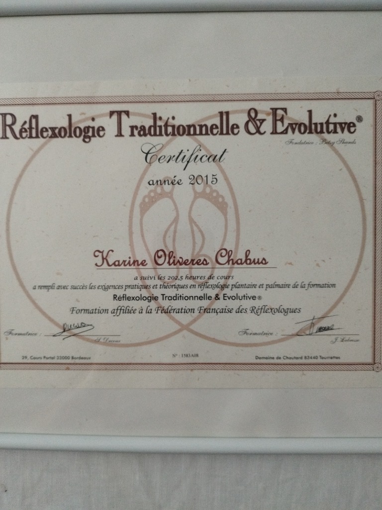 photo diplome Karine OLIVERES 