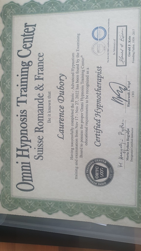 photo diplome Laurence DUBORY