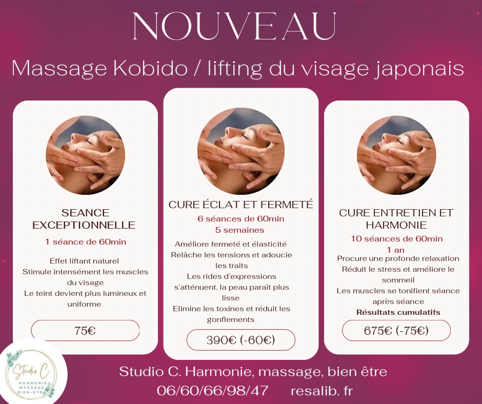 photo seance Studio C. Harmonie, massage, bien-être.