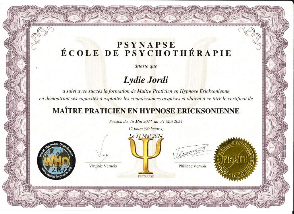 photo diplome JORDI Lydie 