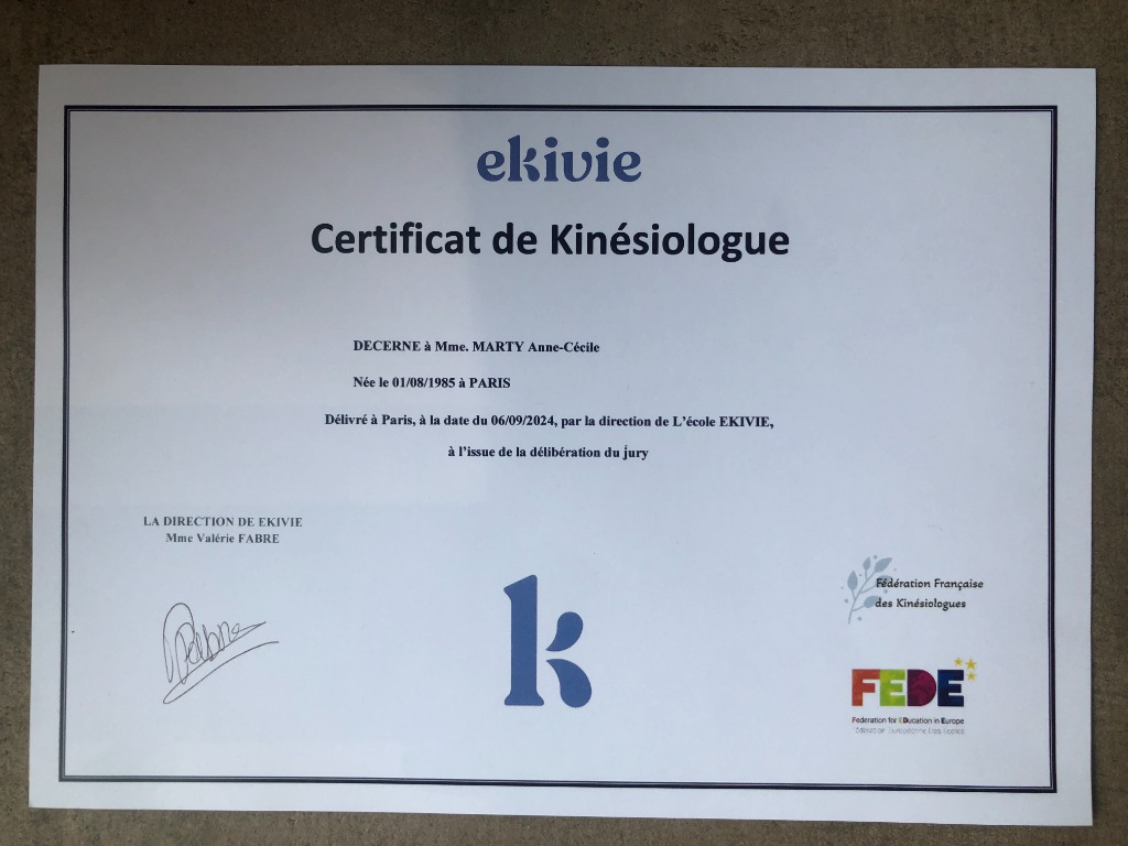 photo diplome Anne-Cécile Marty