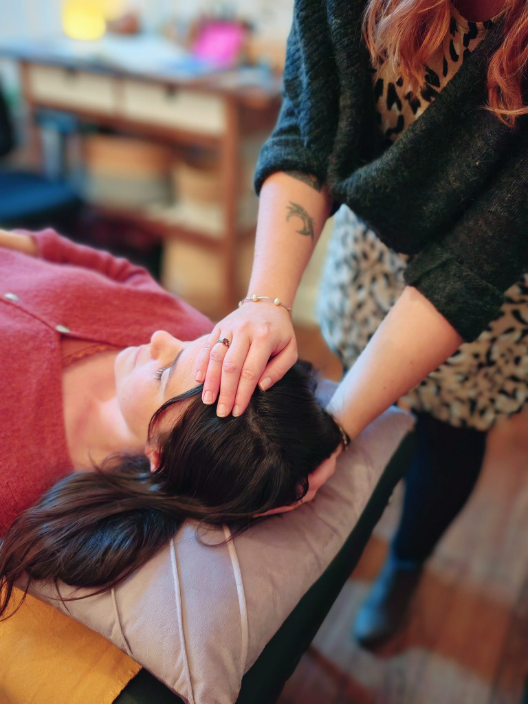 photo seance Améthyste Kinésiologie & CA