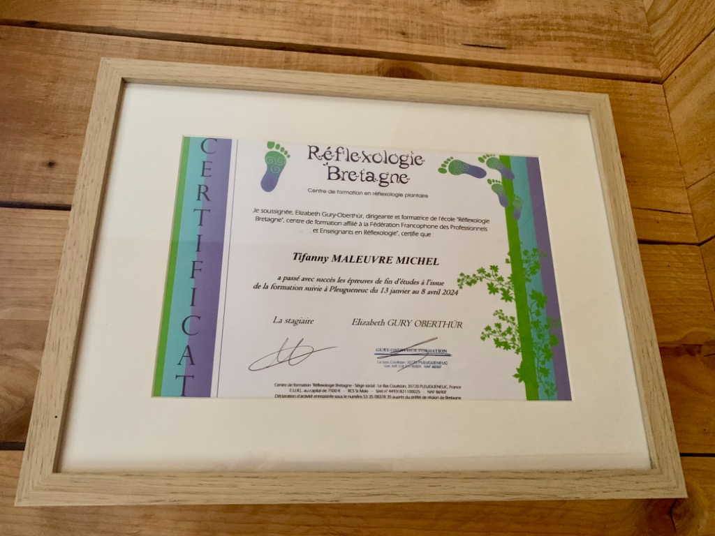 photo diplome Tifanny Maleuvre Michel
