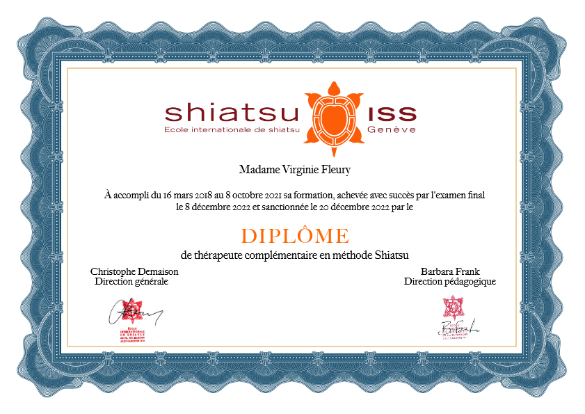 photo diplome Virginie  Fleury