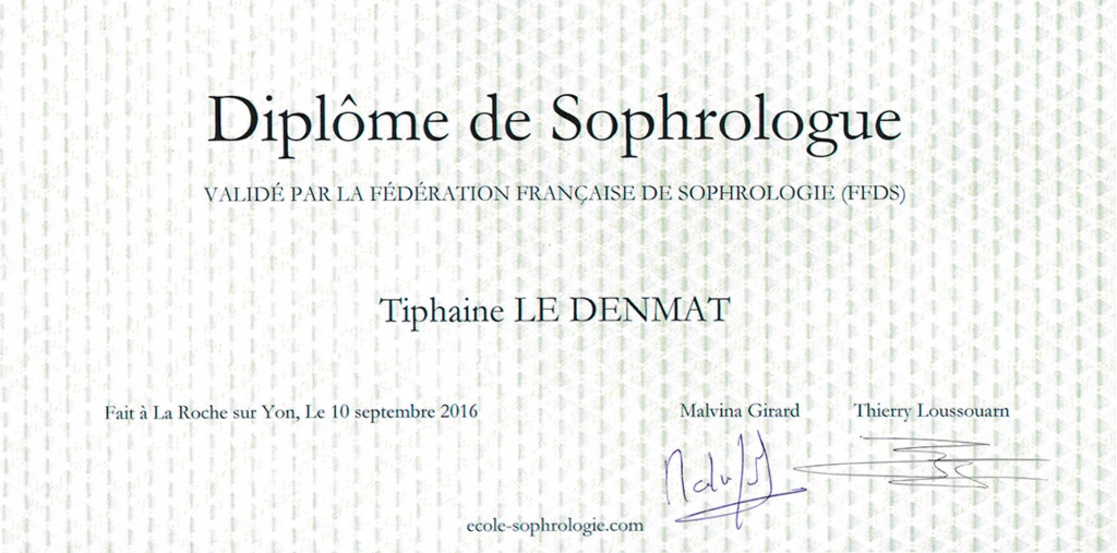 photo diplome Le Denmat Tiphaine