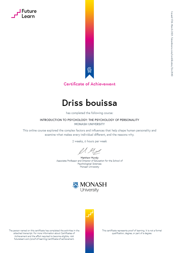 photo diplome Bouissa