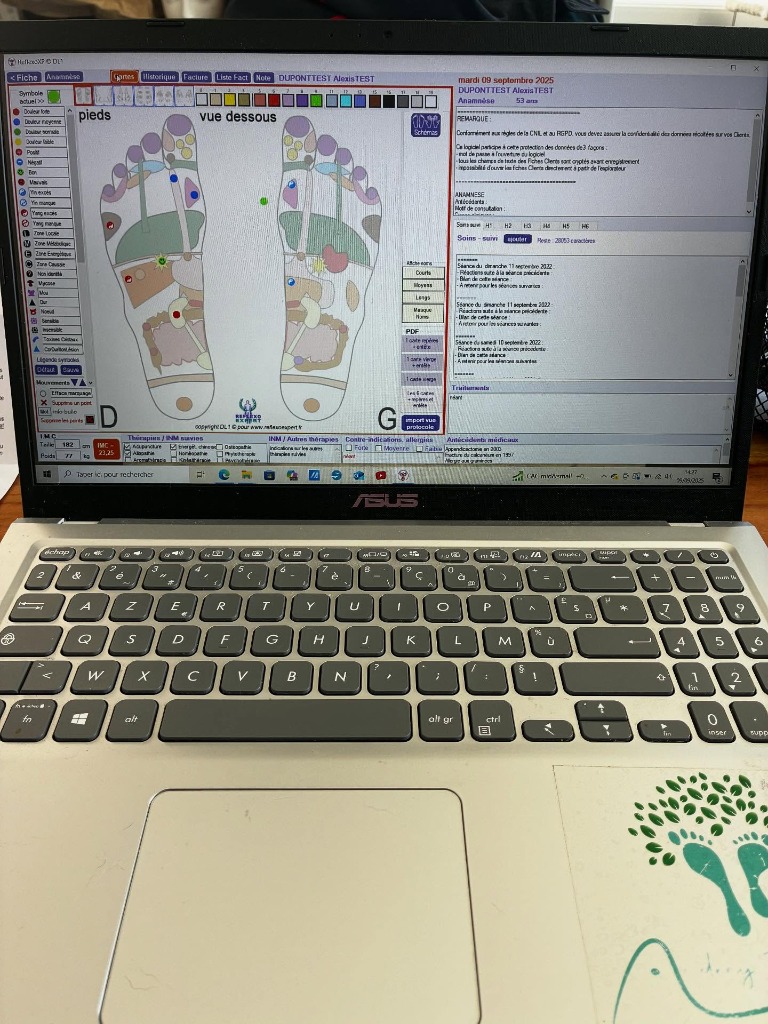 photo diplome Audrey FAGNIARD réflexologue et Energéticienne