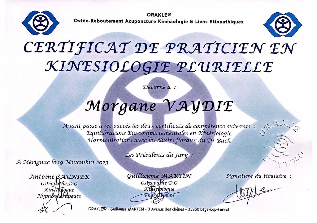 photo diplome Morgane Vaydie