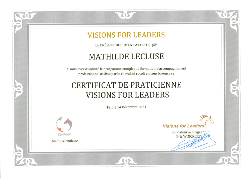 photo diplome Mathilde Lecluse