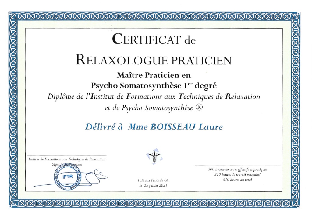 photo diplome Laure Boisseau