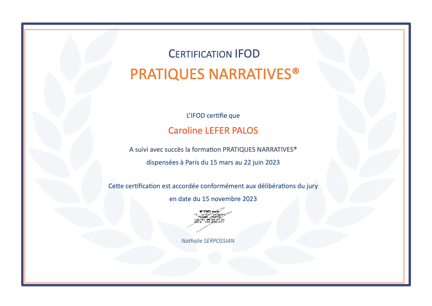 photo diplome Caroline Lefer-Palos