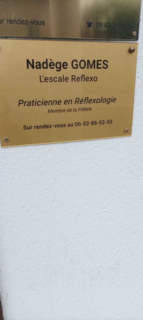 photo diplome Nadège Gomes L’Escale Reflexo 