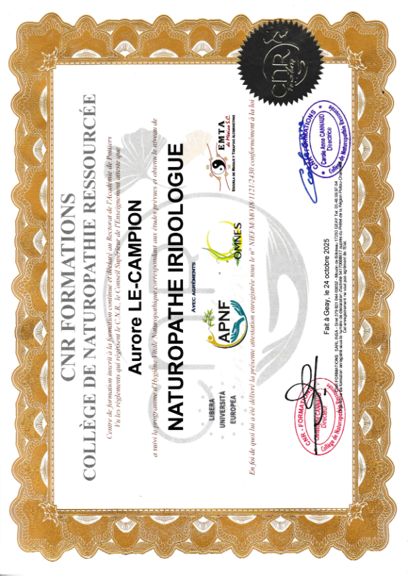 photo diplome HERBALO