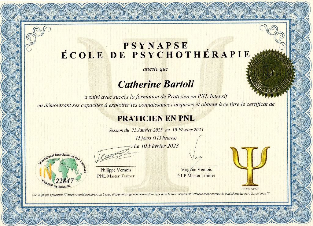 photo activite Catherine BARTOLI