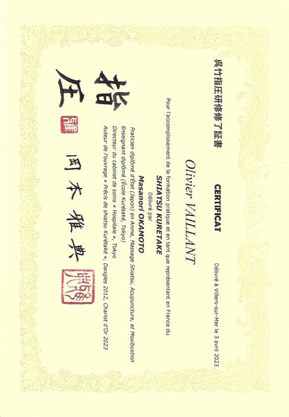 photo diplome Vaillant Olivier