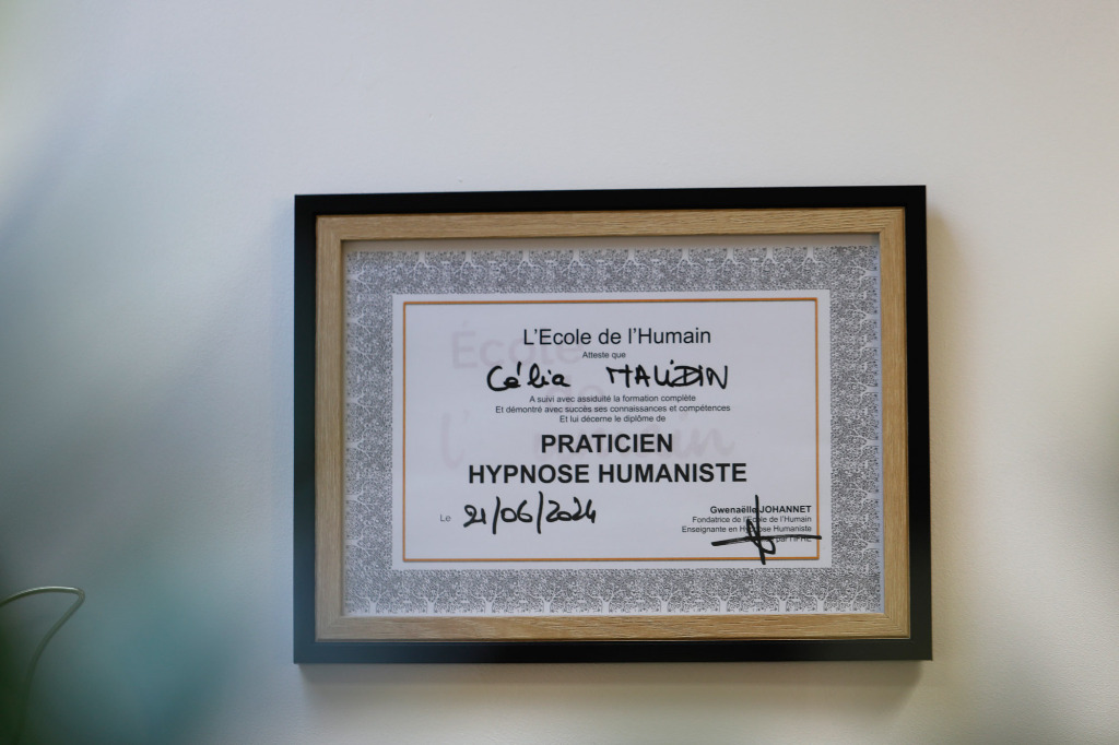 photo diplome Célia MALIDIN