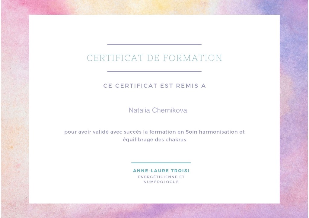 photo activite Natalia Chernikova