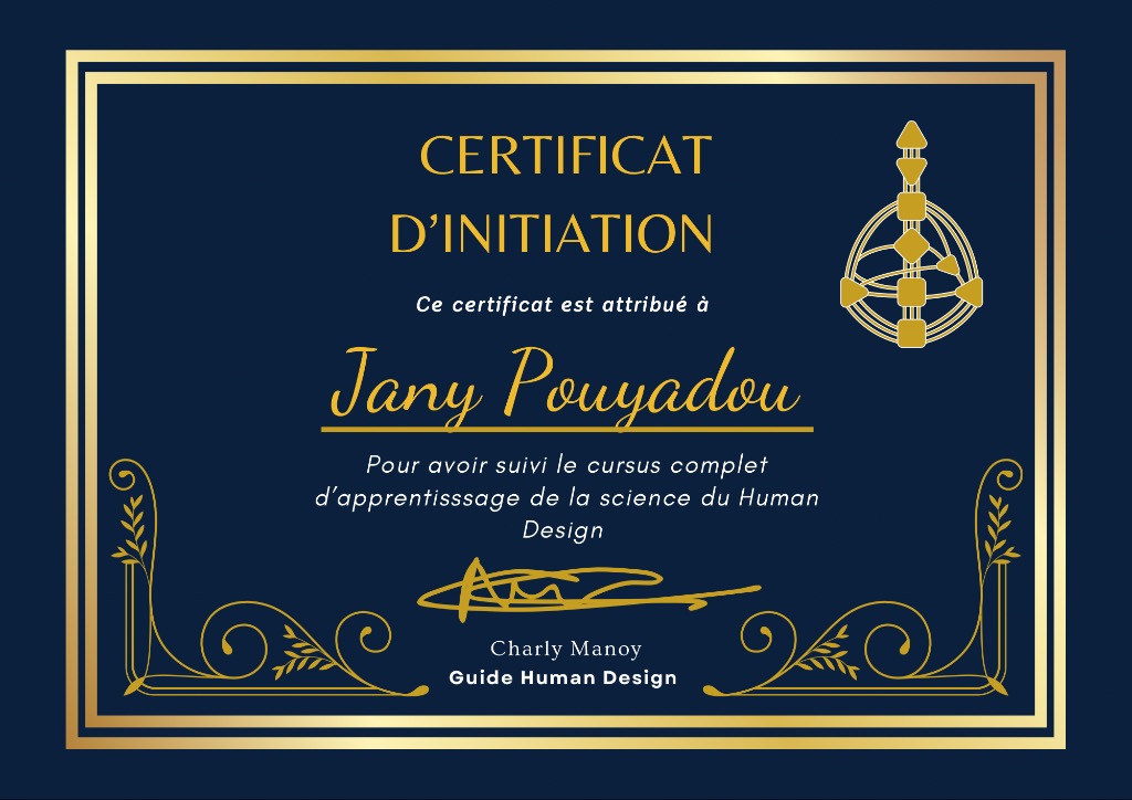 photo diplome Jany Pouyadou