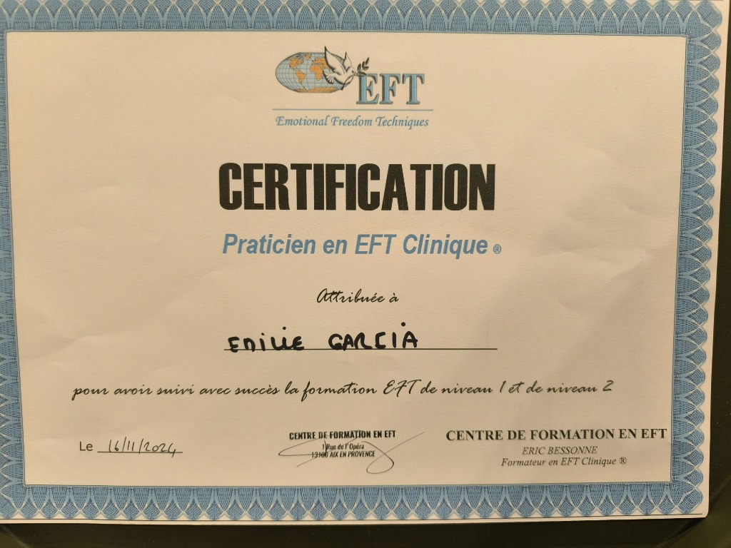 photo diplome Emilie Garcia 