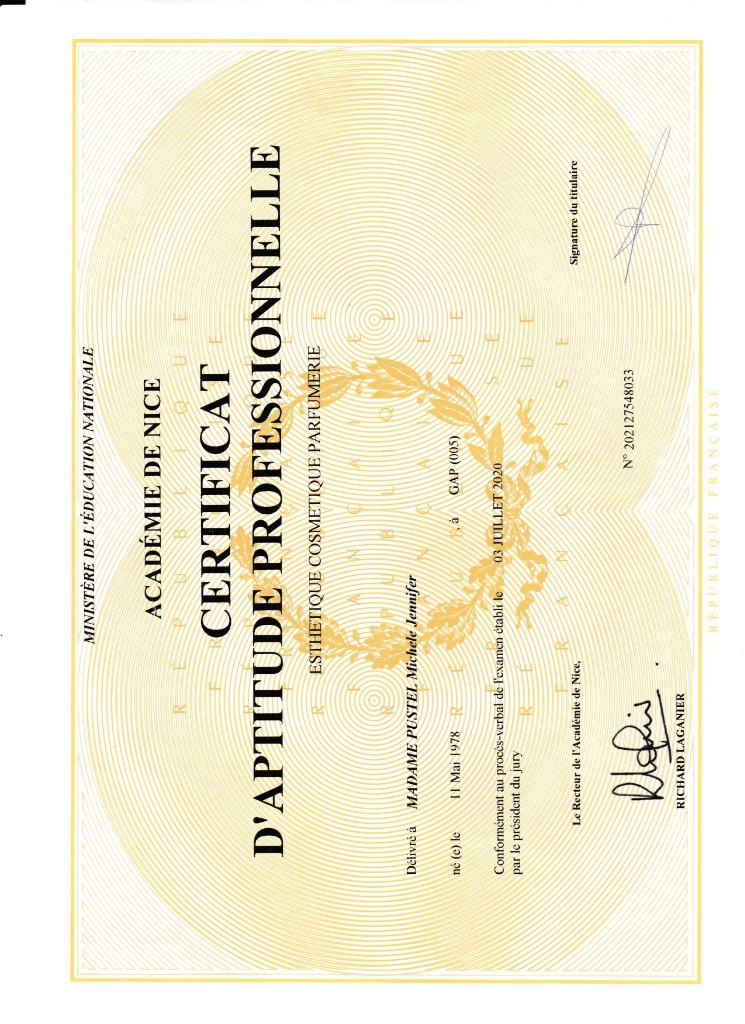 photo diplome L’éveil des sens