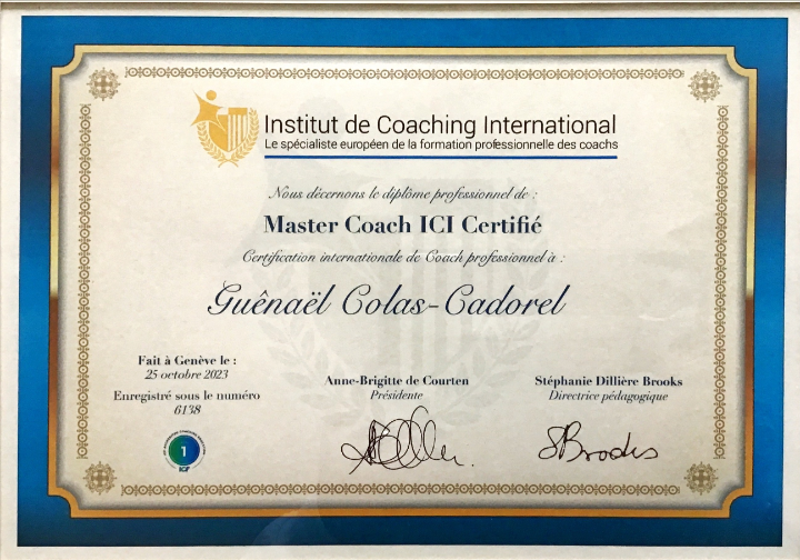 photo diplome Guênaël Colas-Cadorel