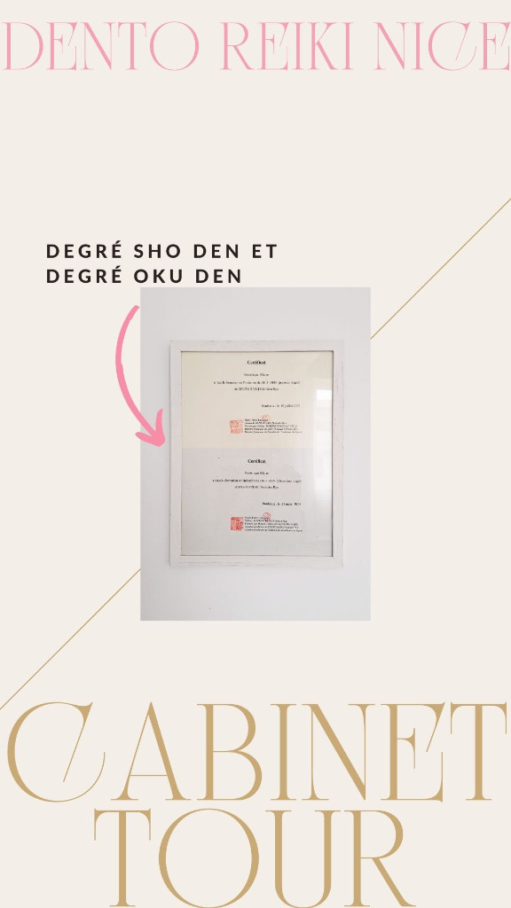 photo diplome Dento Reiki Nice