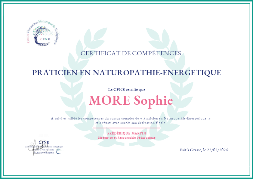 photo diplome Sophie More