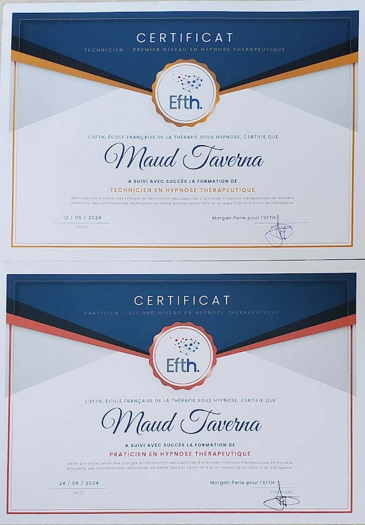 photo diplome Maud Taverna