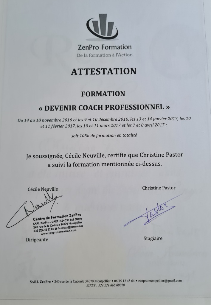 photo diplome Christine